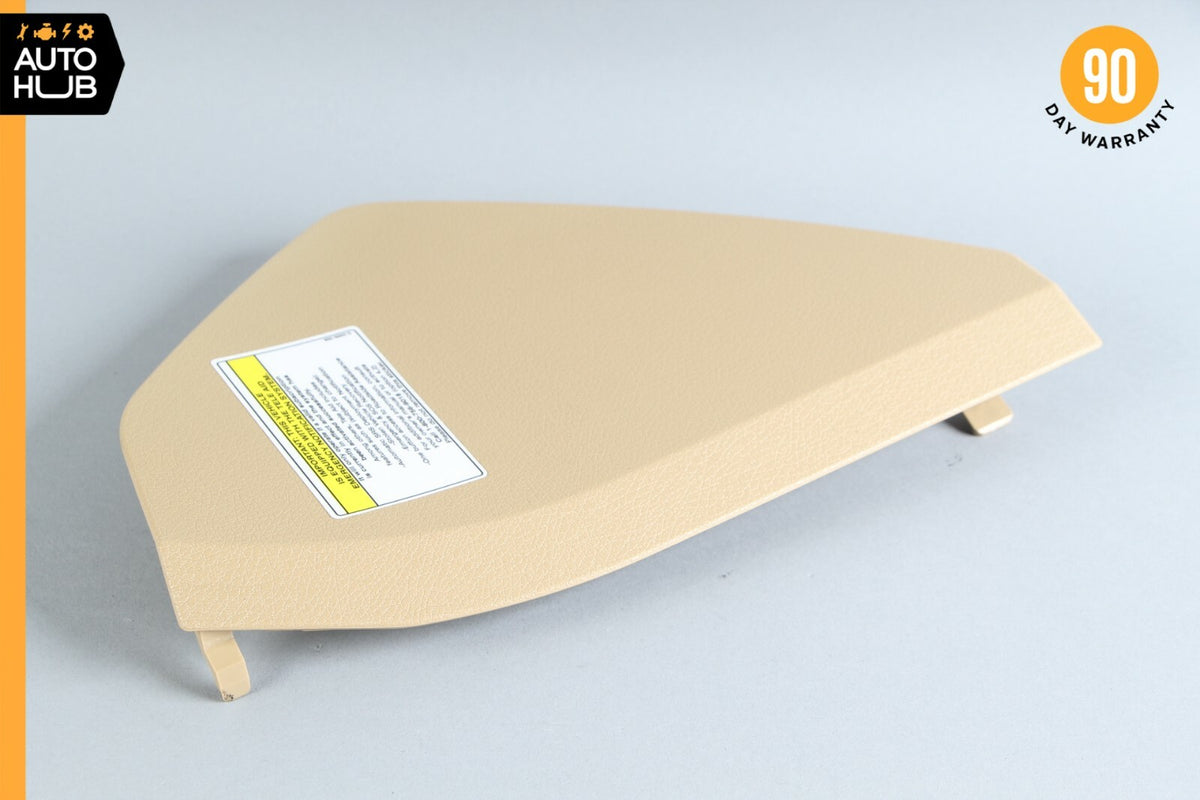 03-09 Mercedes W211 E350 E500 Left Side Dashboard Trim Cover Panel Beige OEM - photo 5