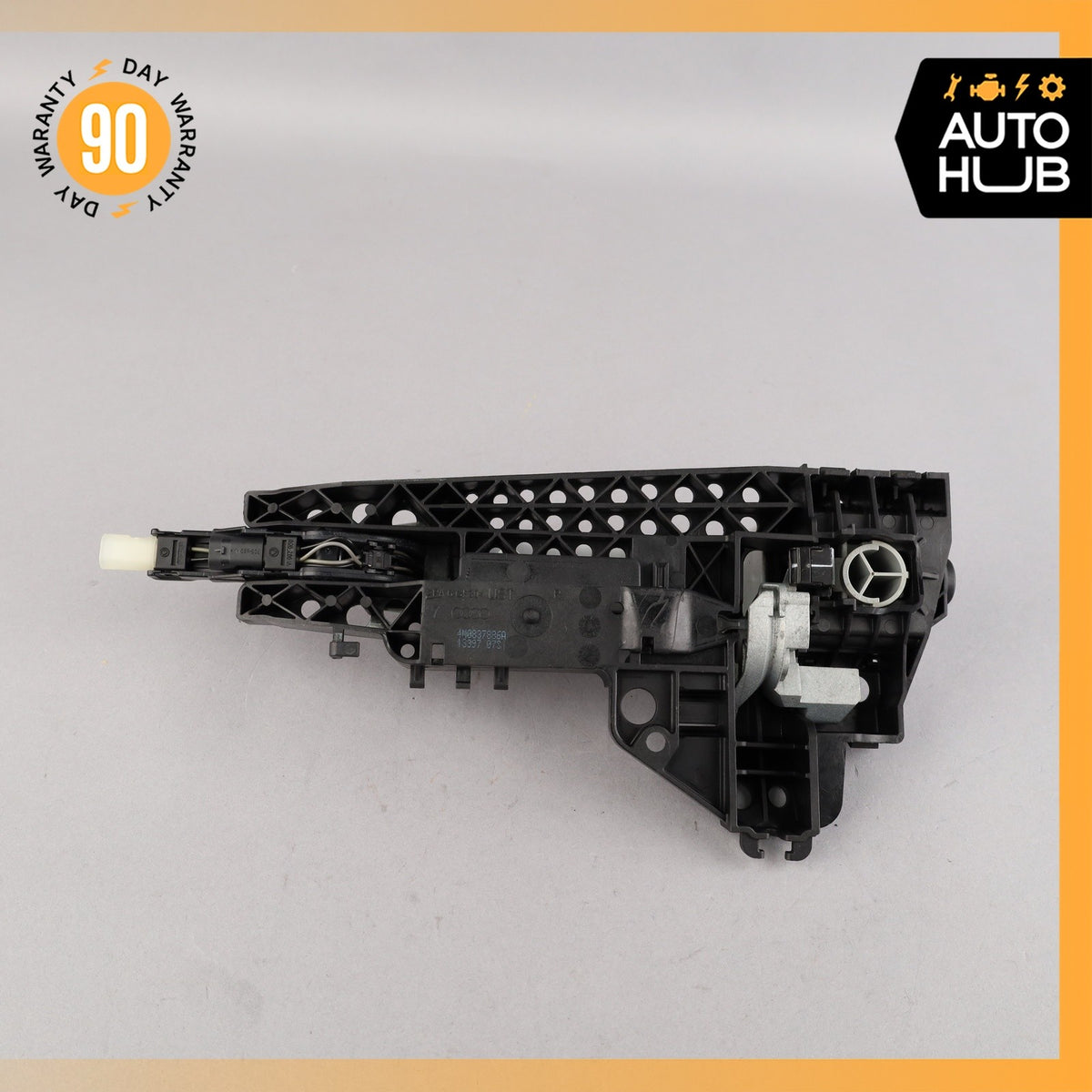 17-19 Audi 4M Q7 Right Passenger Side Exterior Door Handle White OEM 87k - photo 8