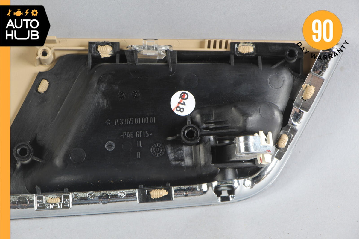 10-13 Mercedes W221 S550 S450 Rear Left Side Interior Door Handle Beige OEM - photo 8