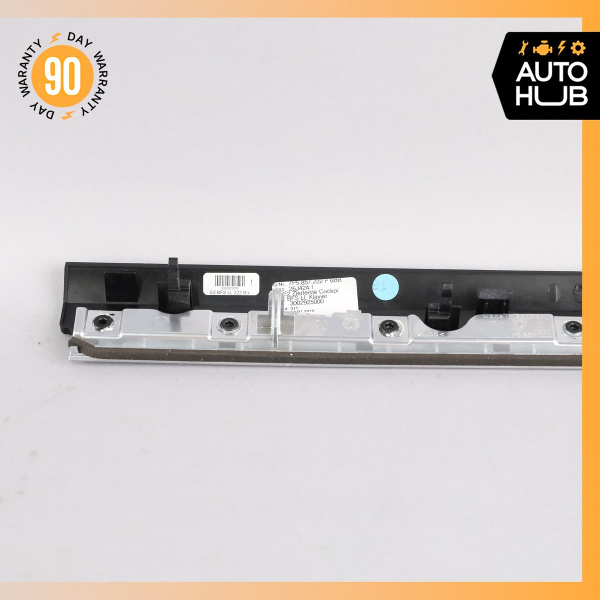 11-18 Porsche Cayenne 958 Right Side Dashboard Panel Trim Black OEM - photo 10