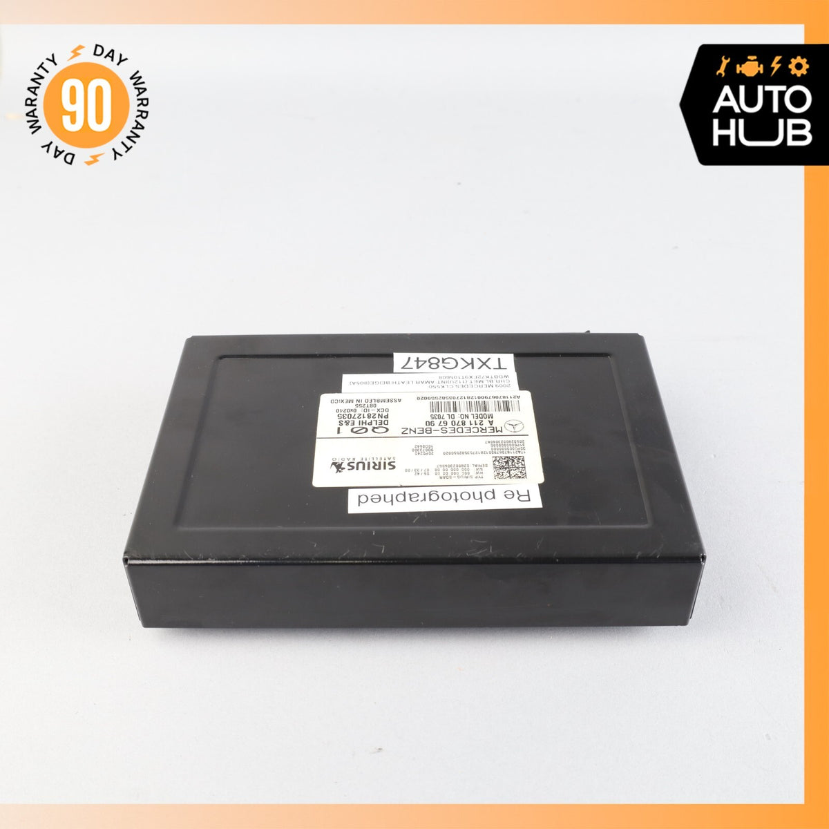 03-09 Mercedes W209 CLK550 SL500 Sirius Satellite Radio Receiver 2118706790 OEM - photo 3