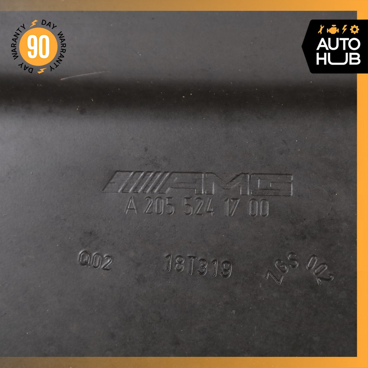 19-23 Mercedes W205 C63 AMG Under Engine Center Lower Splash Shield Guard OEM - photo 9