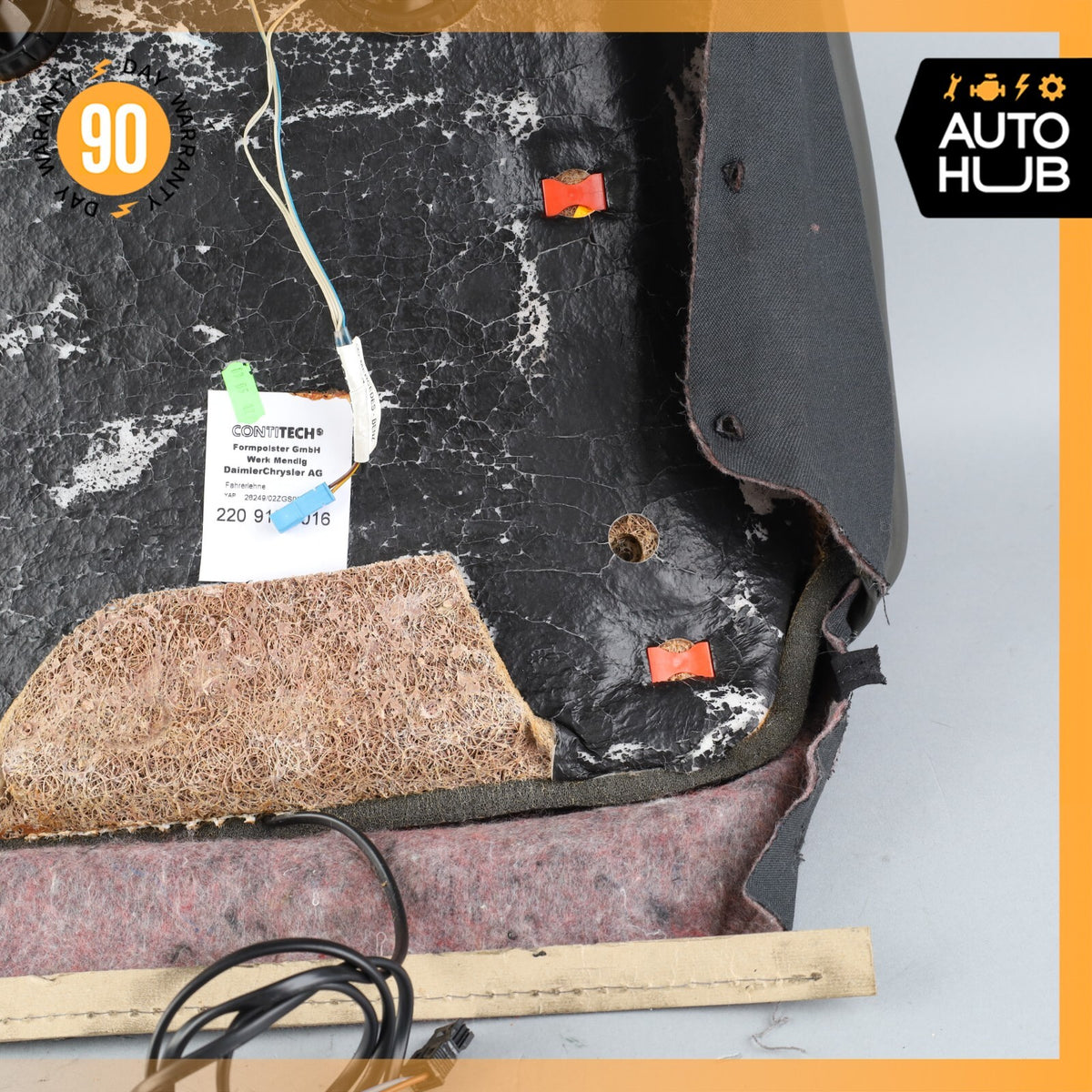 03-06 Mercedes W220 S600 Front Left or Right Top Upper Seat Cushion Designo OEM - photo 12