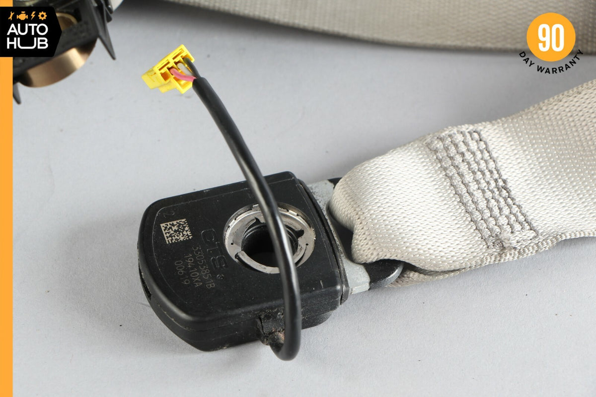 10-13 Mercedes W221 S550 S400 Front Right Passenger Side Seat Belt Gray OEM - photo 2