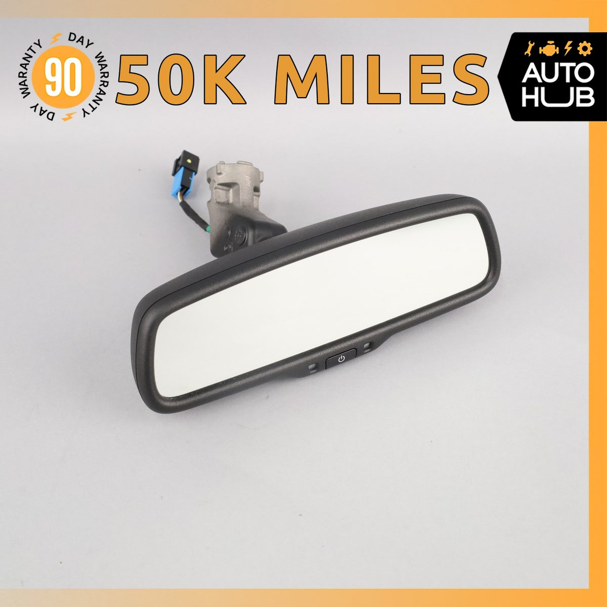 17-23 Alfa Romeo 949 Stelvio Interior Rear View Mirror Black OEM 50k - photo 1