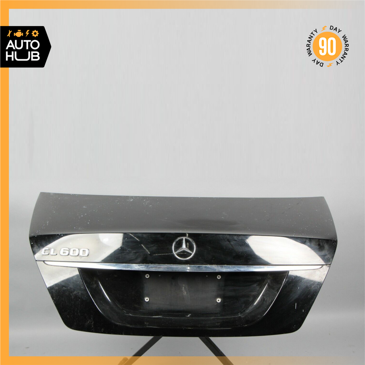 07-10 Mercedes W216 CL600 CL550 CL63 AMG Trunk Lid Panel Assembly Black OEM - photo 1
