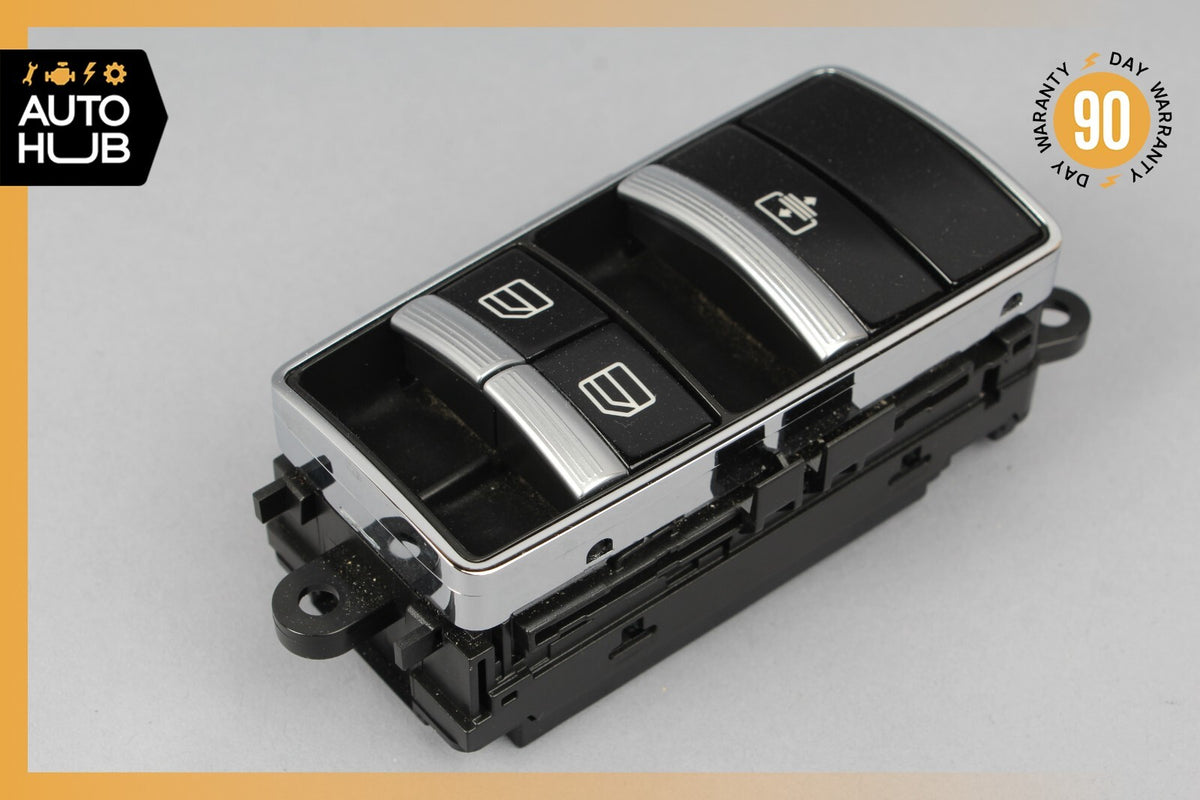 10-13 Mercedes W221 S550 S400 S63 Rear Window Glass & Shade Regulator Switch OEM - photo 4