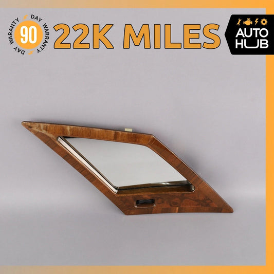 81-98 Rolls Royce Silver Spirit Rear Left Quarter Vanity Glass Mirror Wood OEM - photo 1