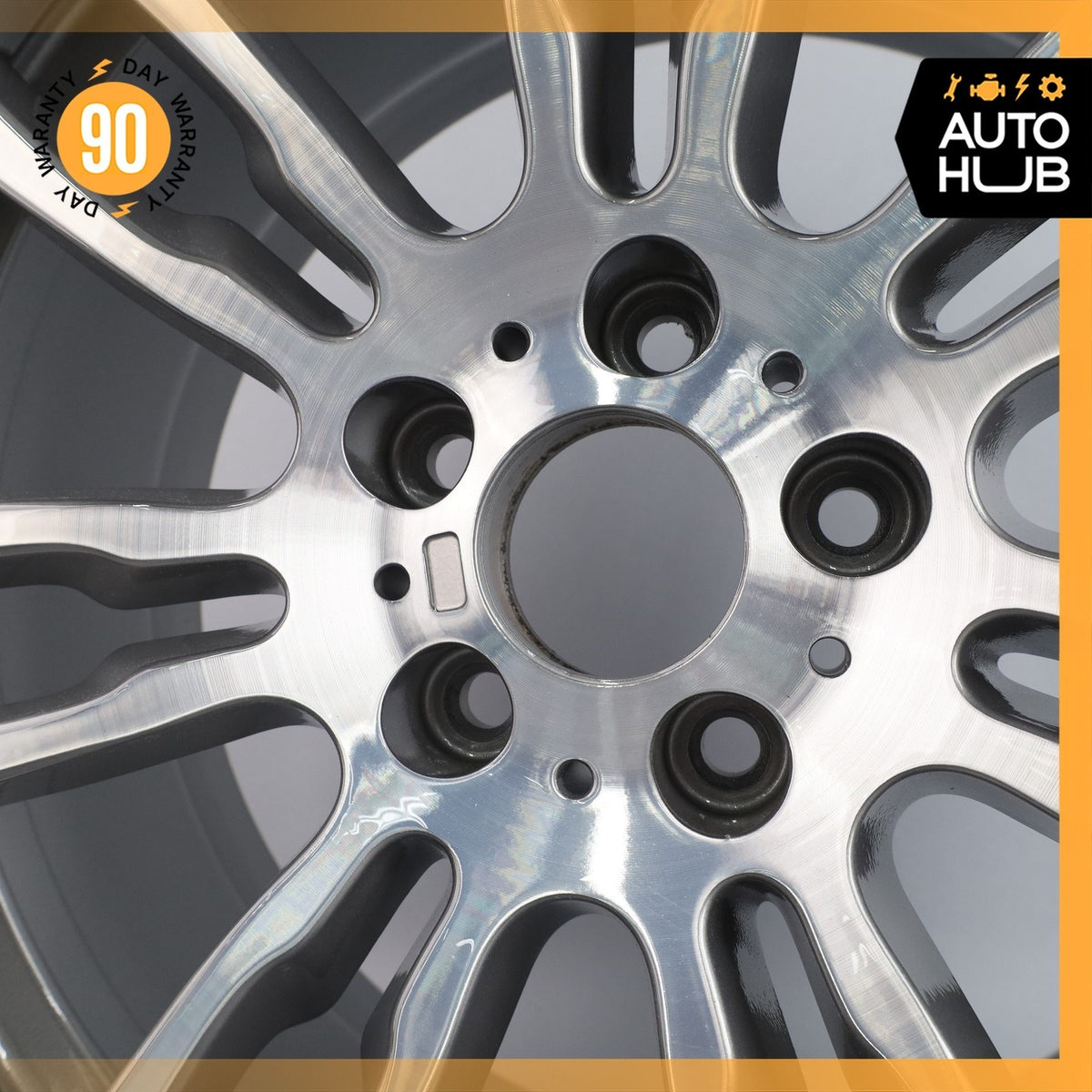 BMW F30 330e 335i 8.5 x 19 19" Style 403 Rear Wheel Rim Polished Gray OEM - photo 7