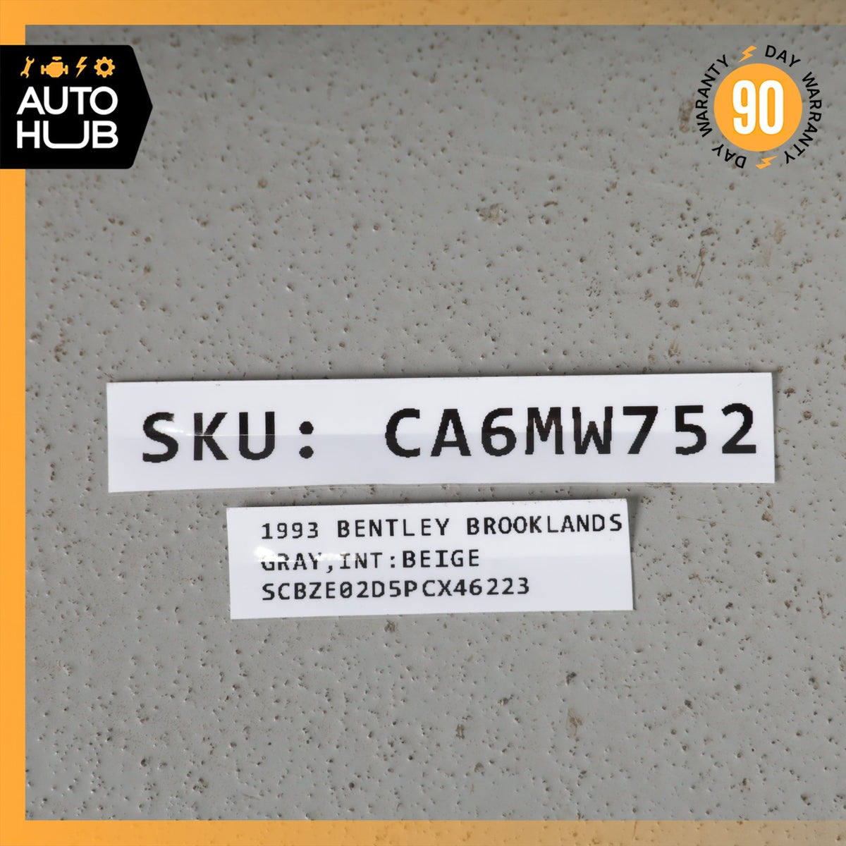 85-95 Bentley Brooklands RR Silver Spirit Rear Right Door Trim Panel Wood OEM - photo 14