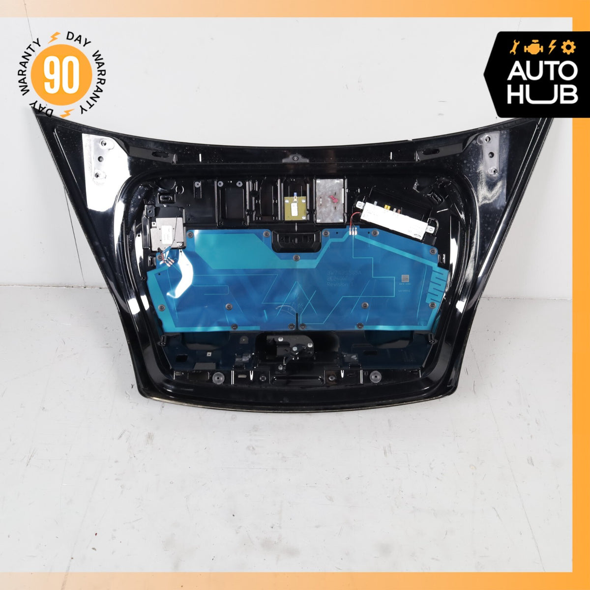 07-11 Bentley Continental GTC Convertible Trunk Lid Panel Assembly Black OEM 62k - photo 14