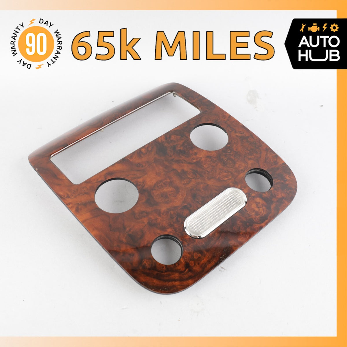 03-10 Bentley Continental GT Coupe Overhead Dome Light Trim Wood OEM 65k - photo 1