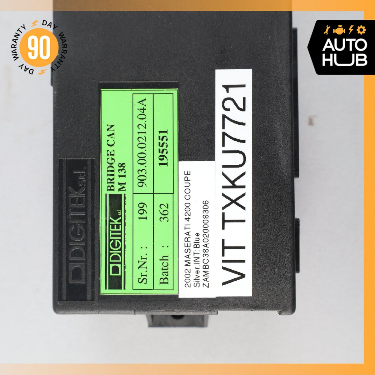 2002 Maserati M138 Coupe 4200 GT Digitek Communication Interface Module OEM 20k - photo 8