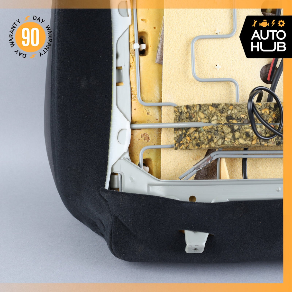 90-95 Mercedes R129 SL600 300SL Right Side Top Upper Seat Cushion Black OEM - photo 11