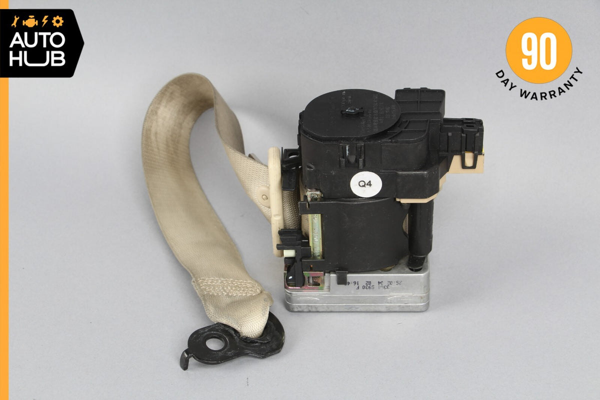 03-06 Mercedes R230 SL500 SL55 AMG Left Side Seat Belt Retractor Beige OEM - photo 1