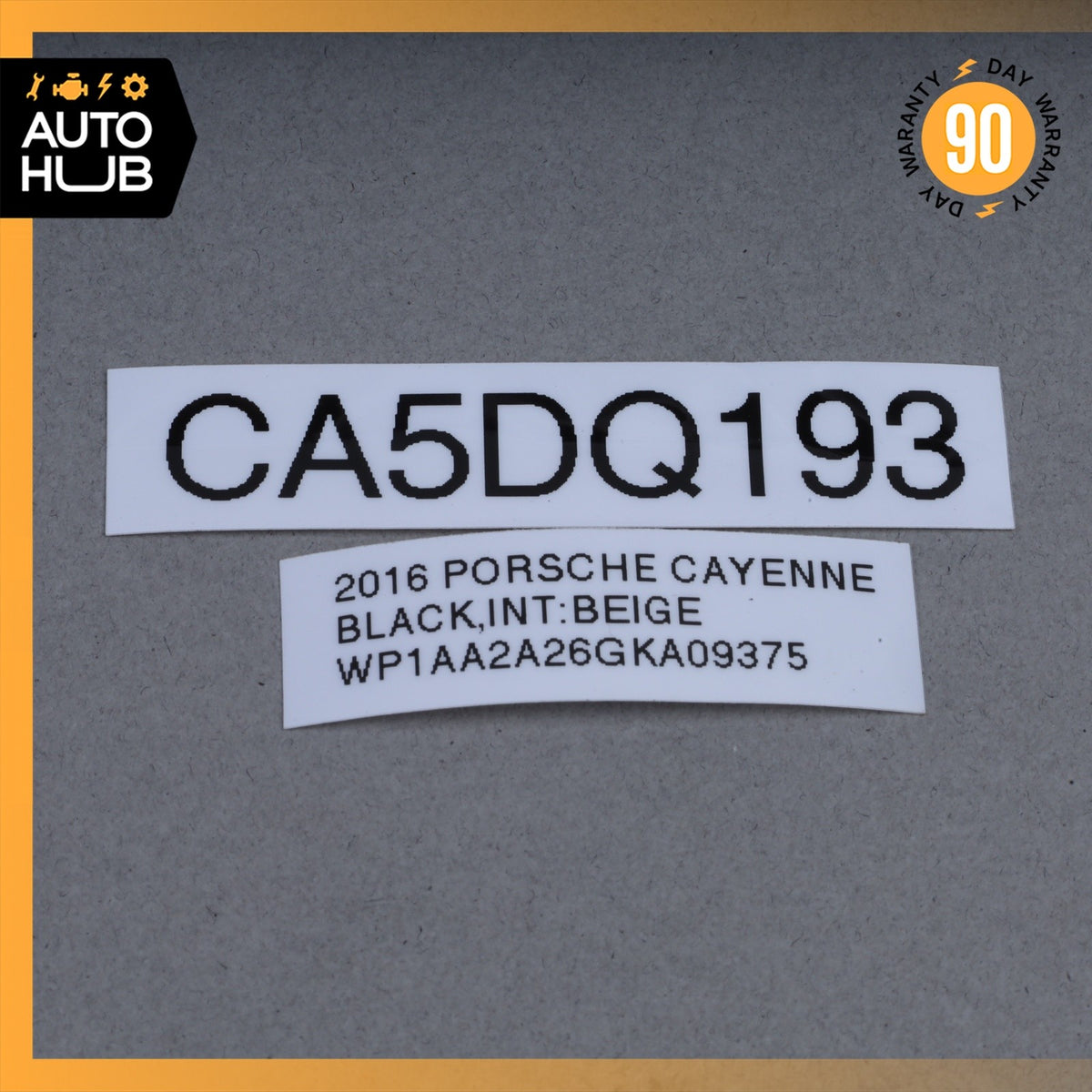 15-18 Porsche Cayenne 958 Sun Visor Sunvisor Front Left Luxor Beige OEM - photo 19