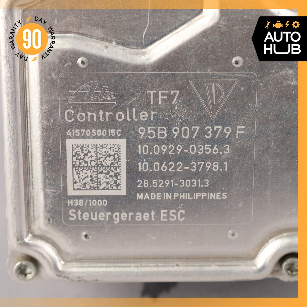 15-16 Porsche Macan 95B ABS Hydraulic Pump Control Module 95B614517F OEM 74k - photo 9