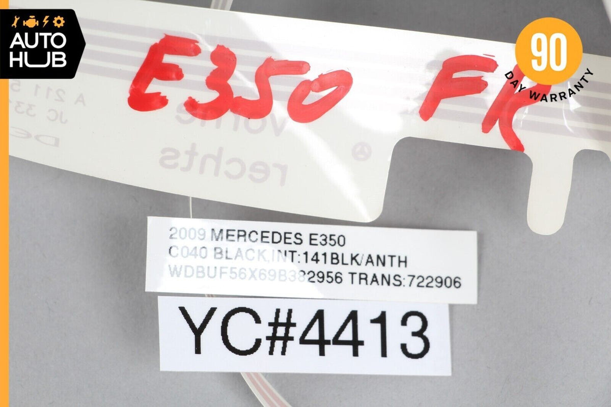 03-09 Mercedes W211 E350 E320 E500 Front Right Door Wire Harness 2115400106 OEM - photo 12