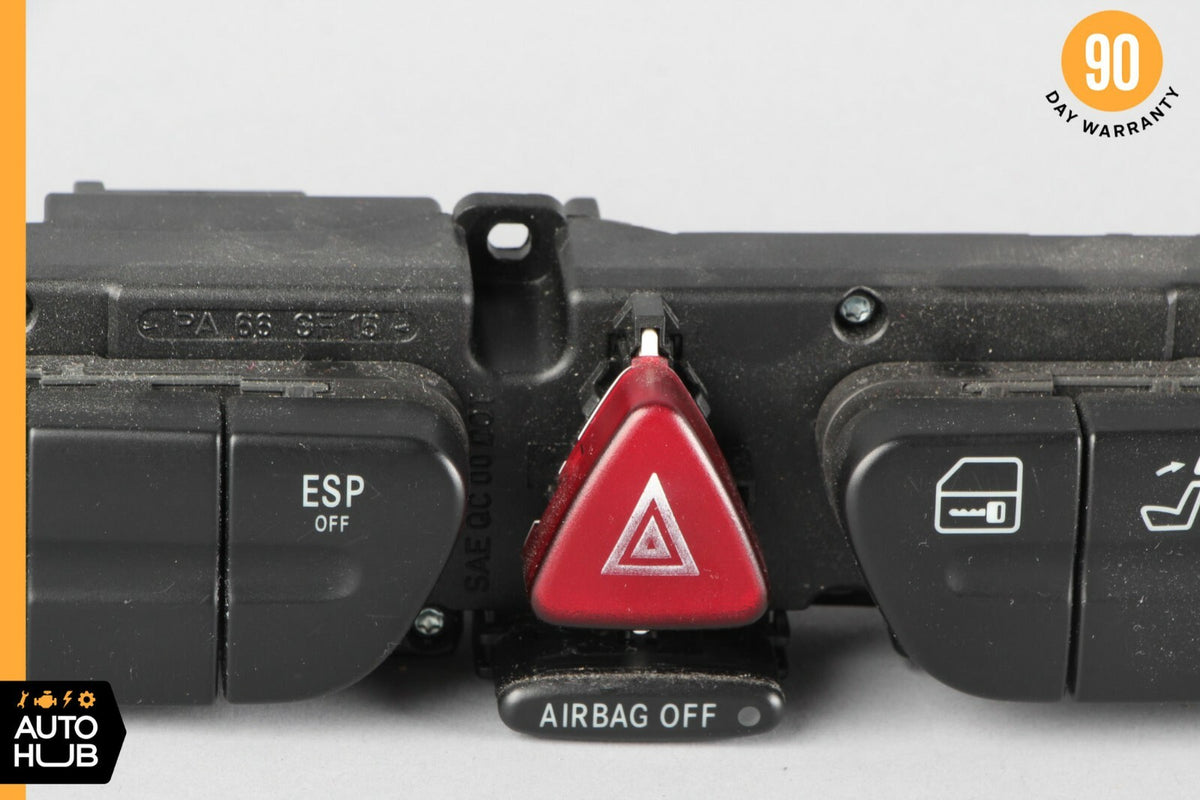 01-04 Mercedes W209 CLK320 C32 AMG Dashboard Control Switch Panel 2038215858 OEM - photo 6