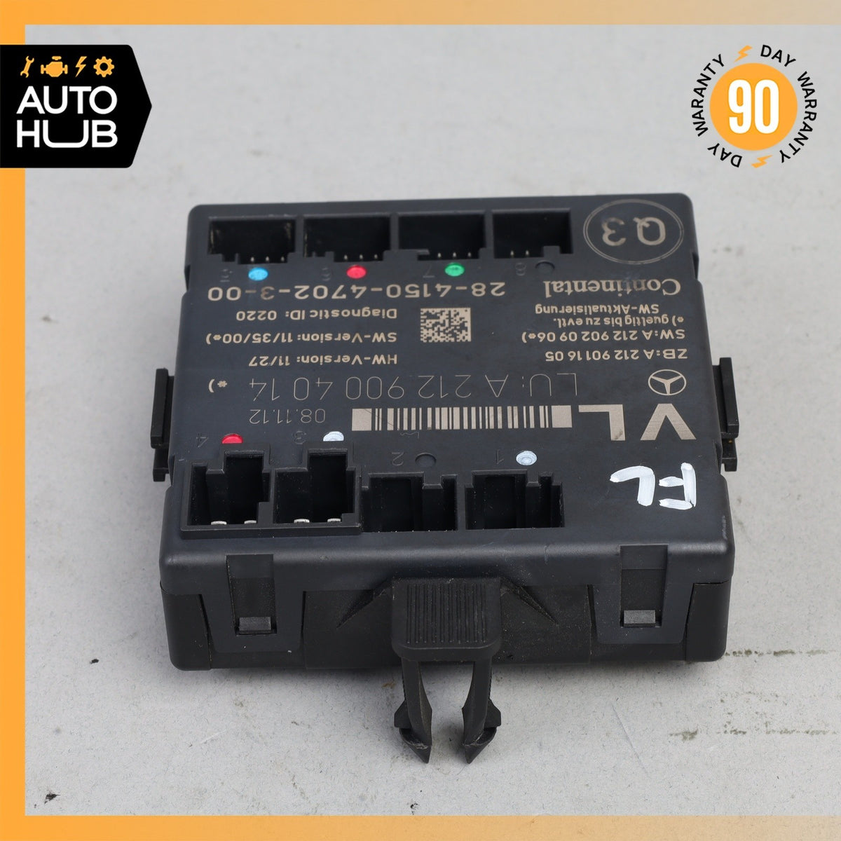 08-18 Mercedes W207 E350 E550 Front Left Driver Side Door Control Module OEM - photo 3