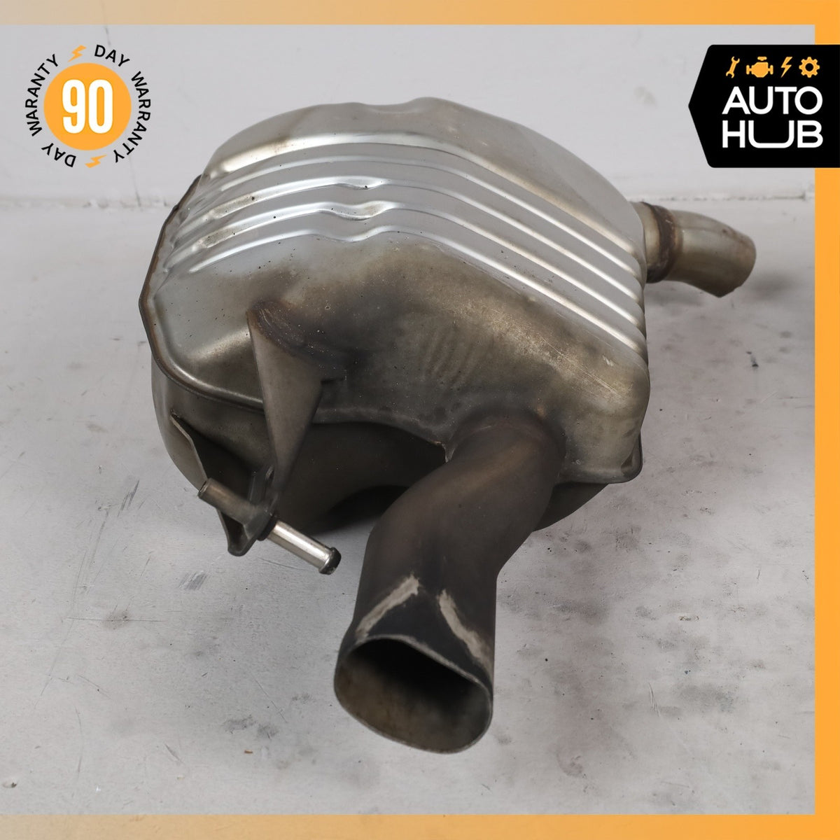 17-18 Mercedes W213 E43 AMG Left & Right Side Exhaust Muffler Mufflers OEM 77k - photo 3