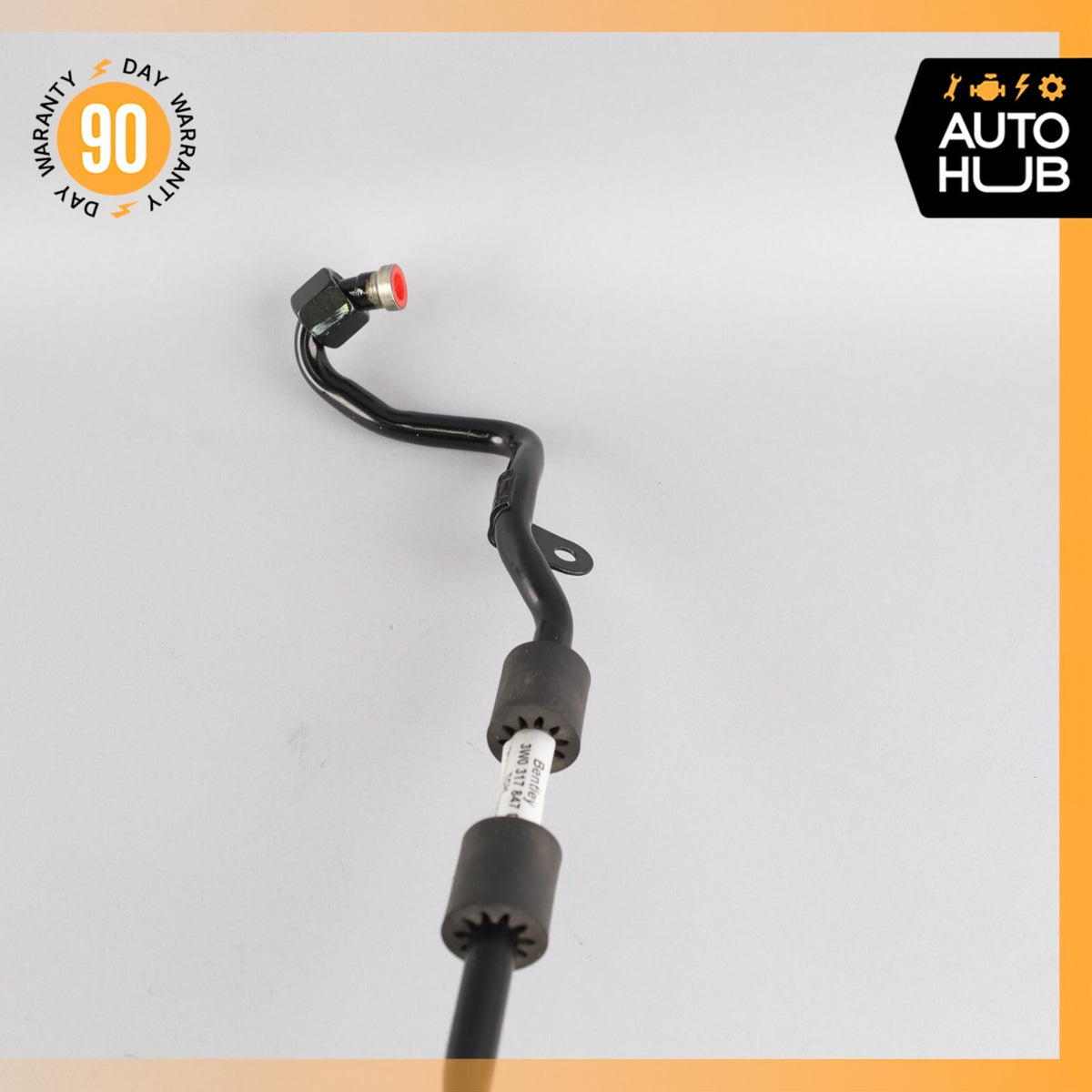 03-13 Bentley Continental GTC 6.0L Right Transmission Oil Cooling Line OEM 63k - photo 7