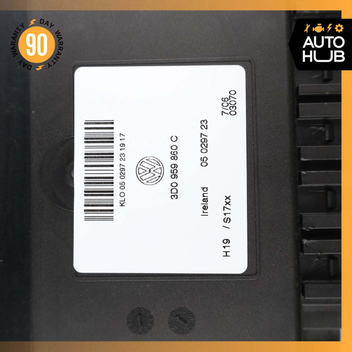 06-13 Bentley Continental Flying Spur Rear Seat Control Module OEM 53k - photo 8