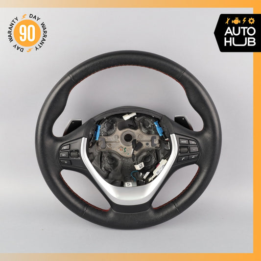 12-17 BMW F32 435i 428i Sport Leather Steering Wheel 32306863347 OEM - photo 1