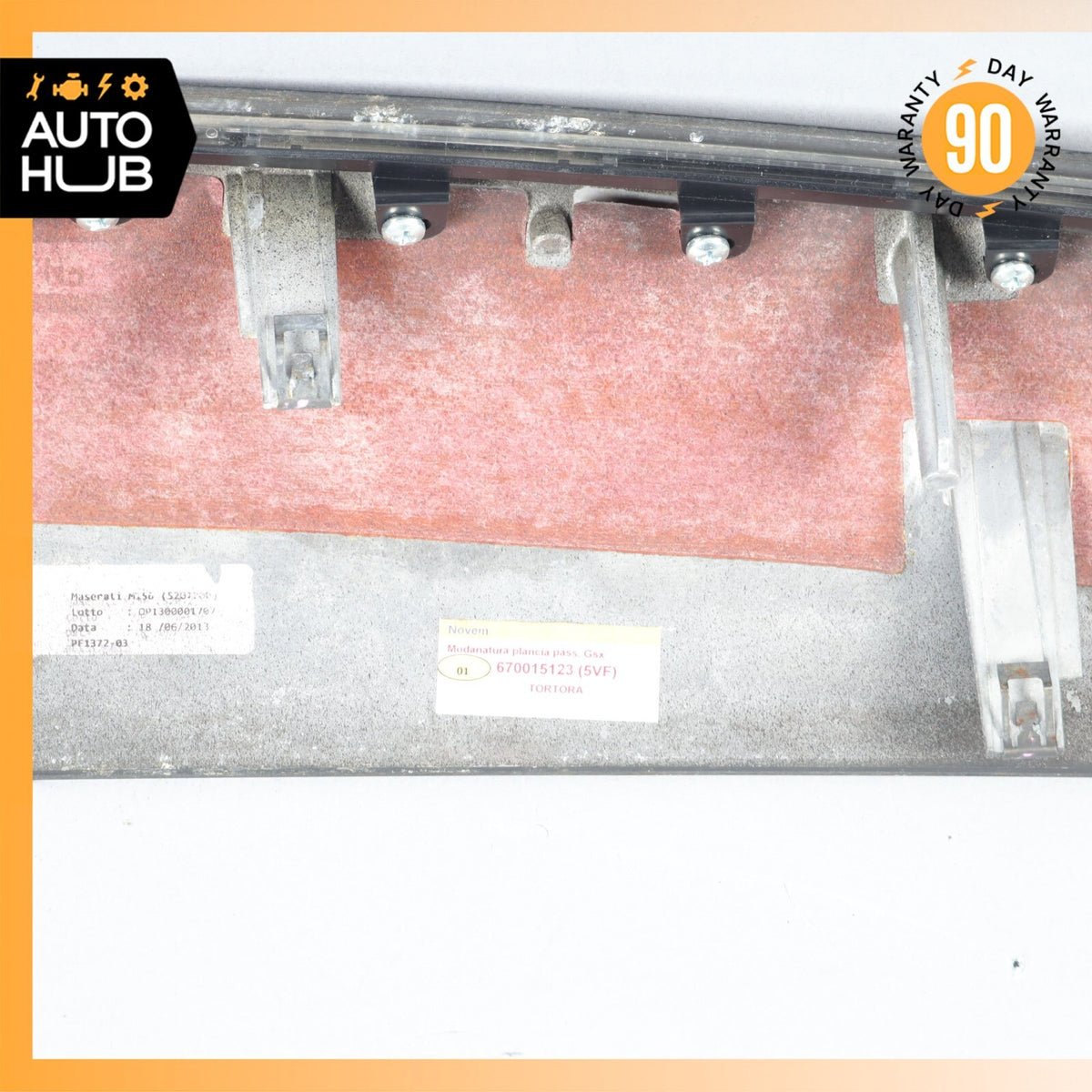 14-17 Maserati Quattroporte M156 Center Dashboard Dash Trim Molding Wood OEM 50k - photo 15