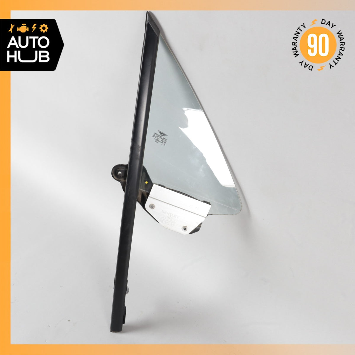 03-10 Bentley Continental GT Coupe Front Right Side Door Vent Window Glass OEM - photo 2