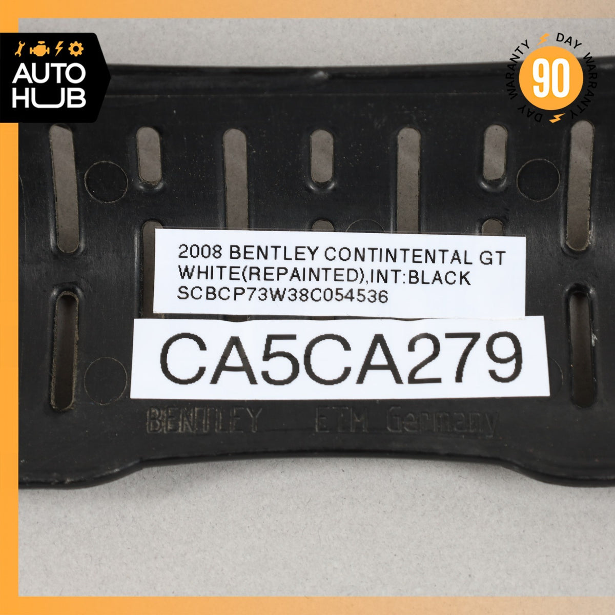 Bentley Continental GT Front Engine Cover Plate Trim OEM 87k - photo 13