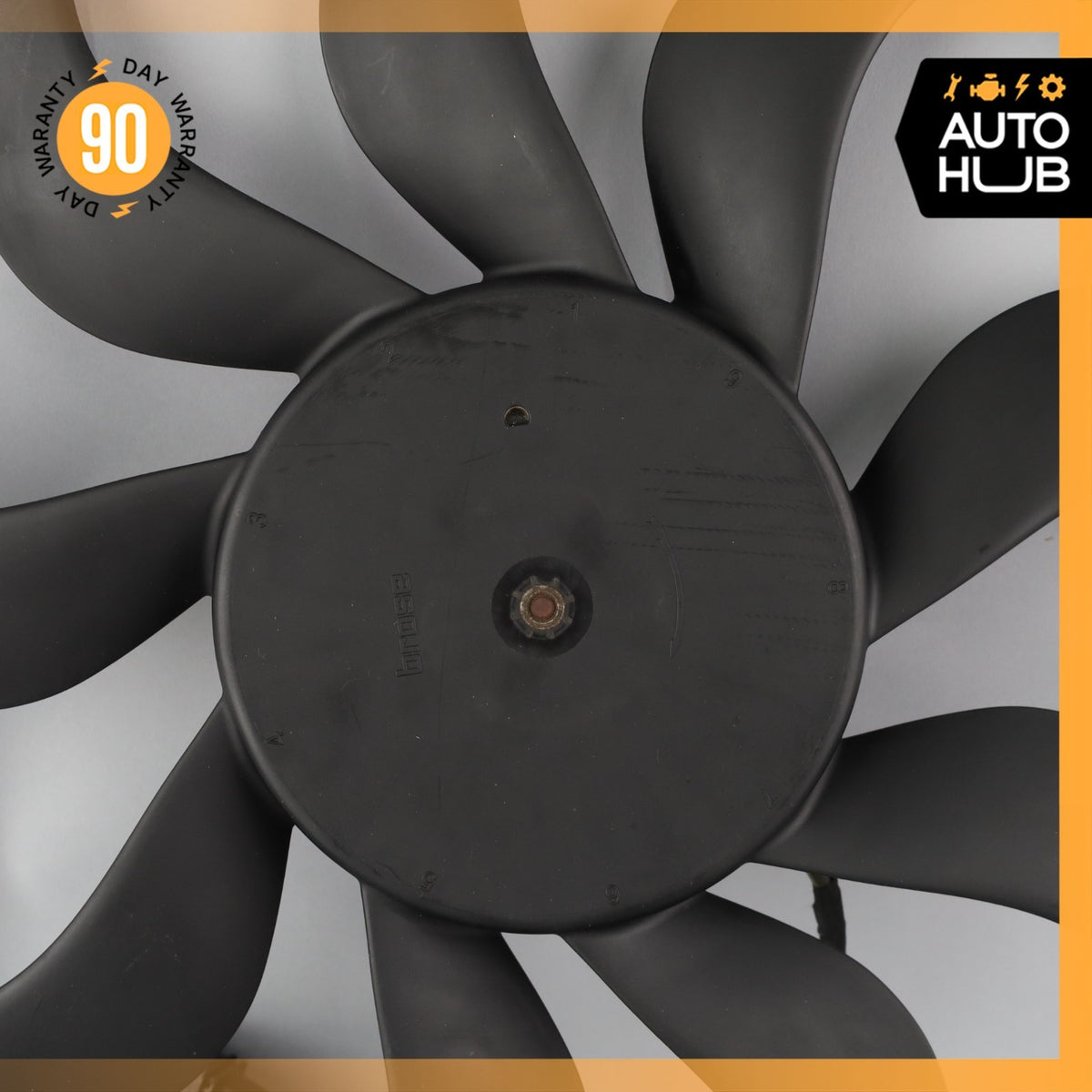 11-18 Porsche Cayenne 958 Engine Cooling Radiator Fan Motor w/ Blade OEM - photo 7