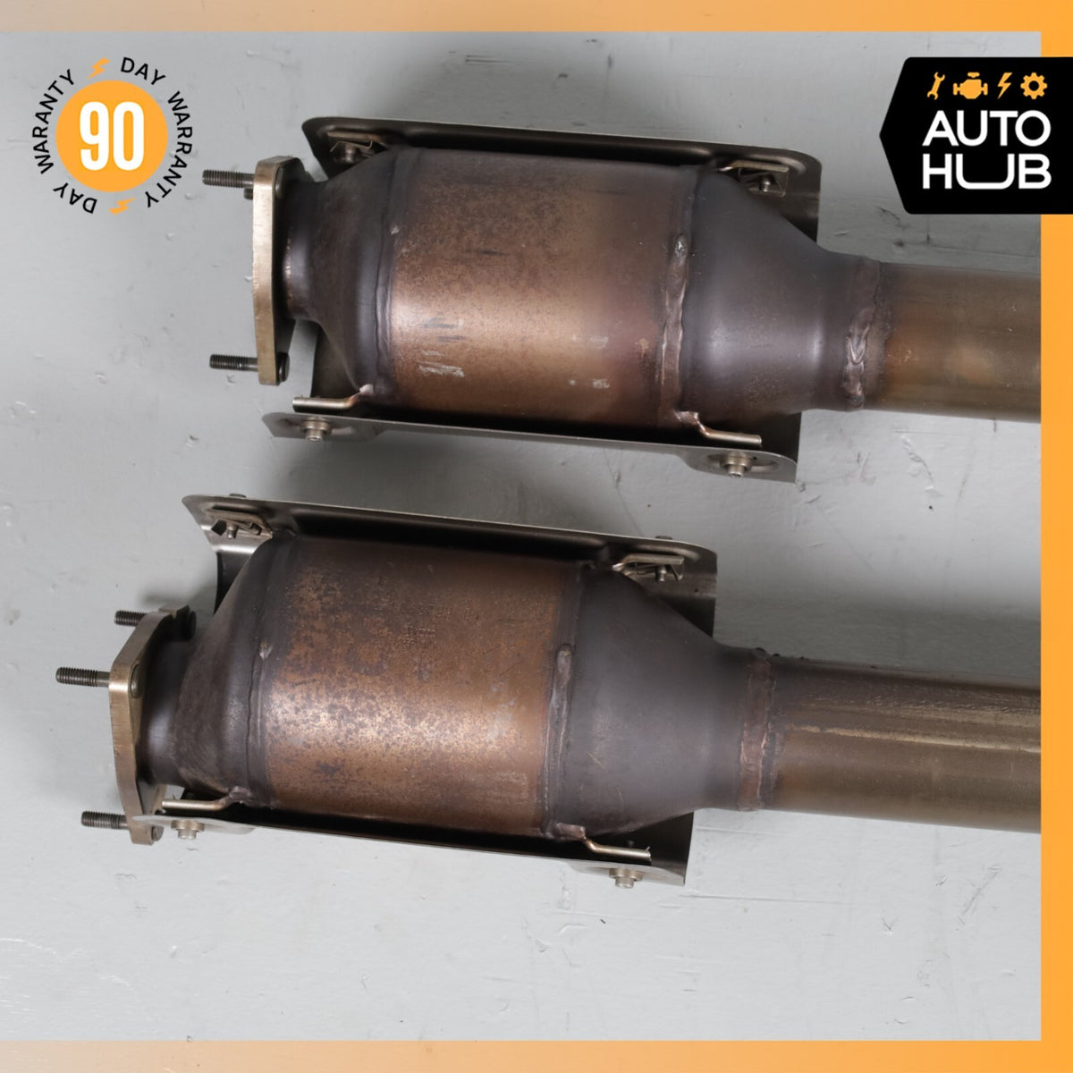 Bentley Continental GTC 6.0L Middle Mid Pipe Exhaust Downpipe Left & Right 63k - photo 10