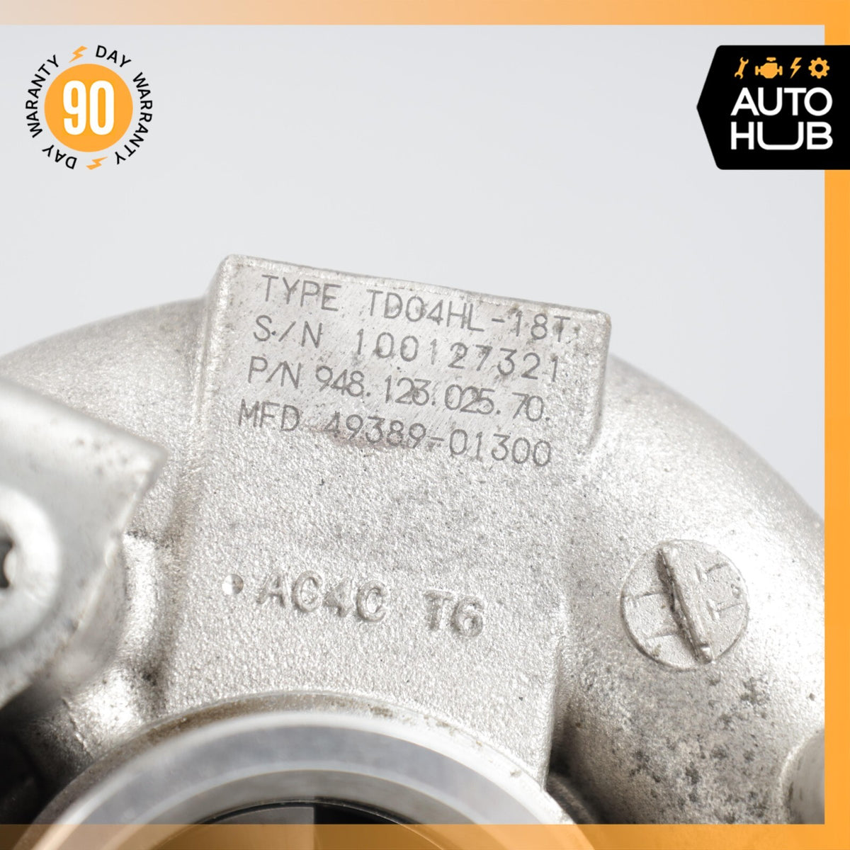10-16 Porsche Panamera 970 Turbo Right Side Turbocharger Turbo Charger OEM 87k - photo 7