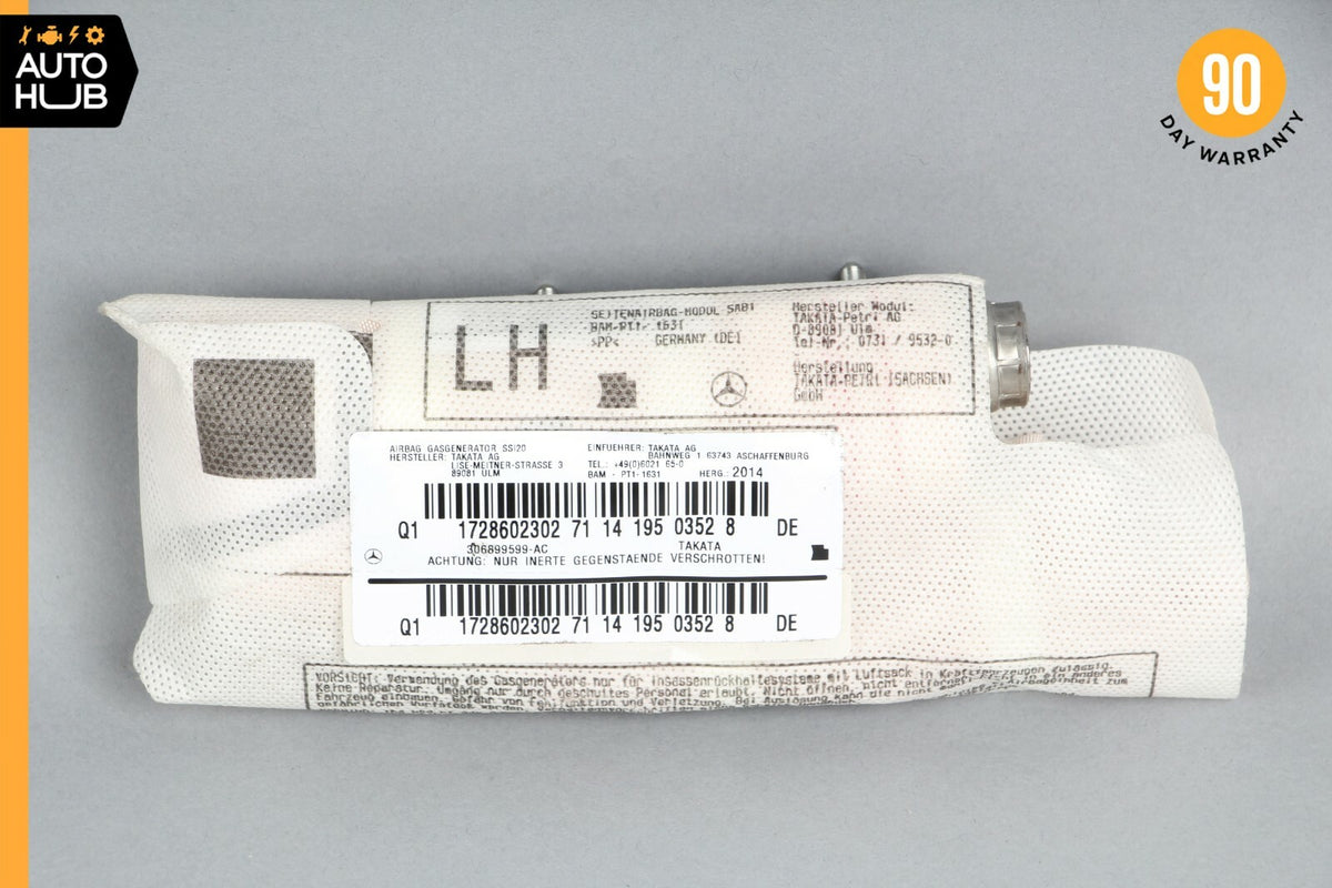 12-20 Mercedes R172 SLK250 SLC300 Seat Side Airbag Air Bag Front Left OEM 55k - photo 1