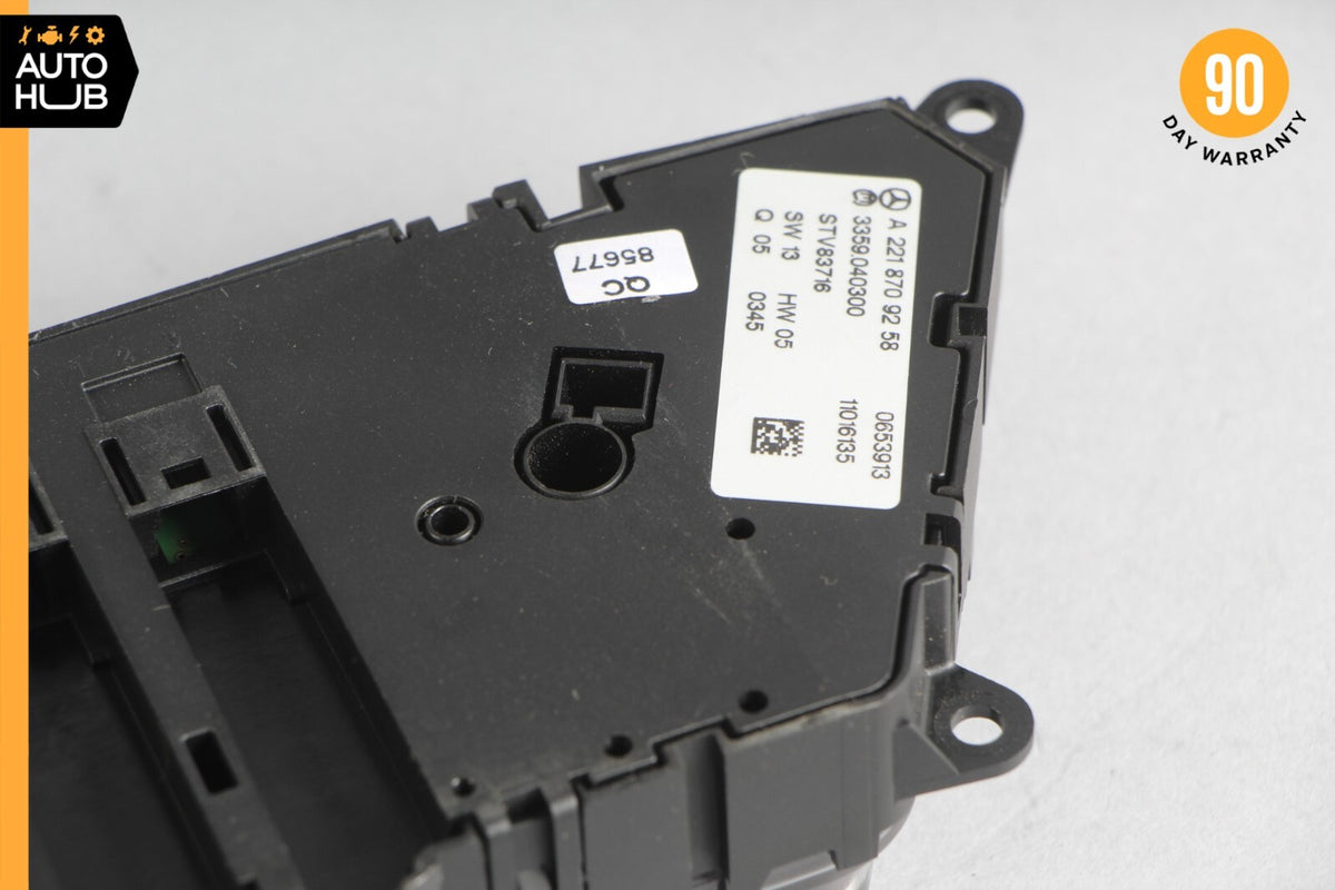 07-14 Mercedes W221 S400 CL550 Front Left Driver Seat Control Memory Switch OEM - photo 9
