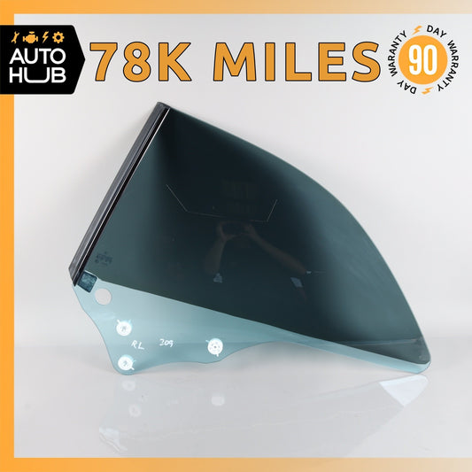 Mercedes W209 CLK500 CLK550 Convertible Rear Left Side Door Window Glass OEM - photo 1