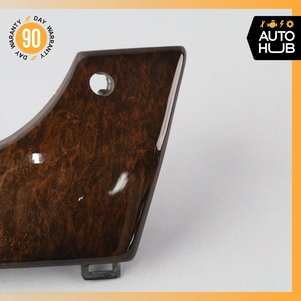 13-19 Mercedes W166 ML350 GLS550 Front Left Side Dashboard Trim Cover Wood OEM - photo 2