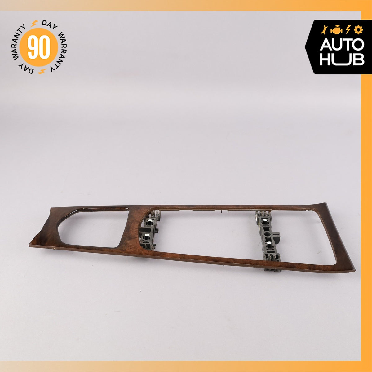 10-16 Porsche Panamera 970 Front Console Shifter Bezel Trim Wood OEM - photo 2