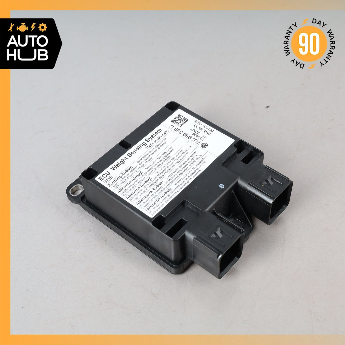 06-10 Porsche Cayenne 955 957 Seat Occupancy Sensor Mat SRS Module OEM 87k - photo 5