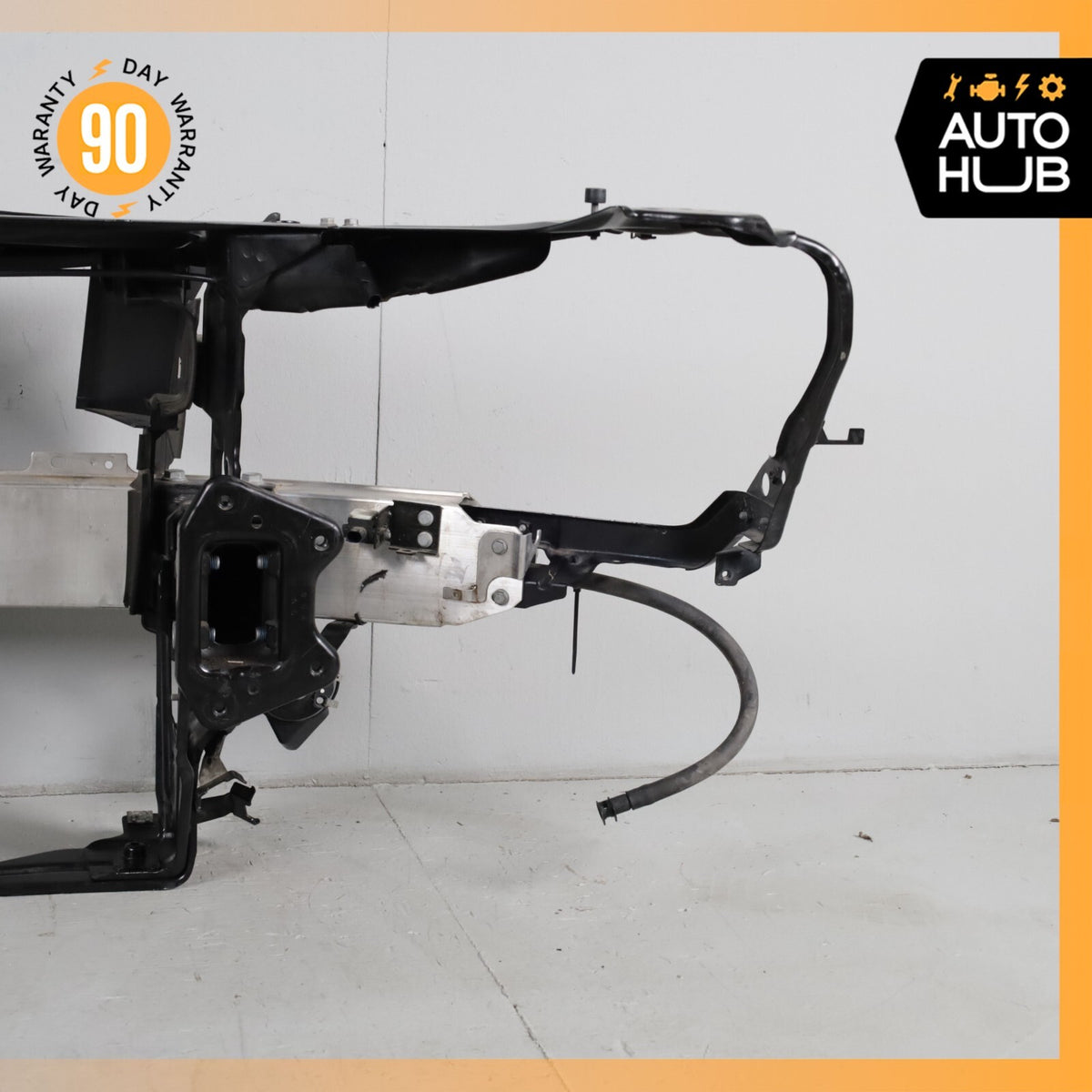 10-13 Mercedes W221 S400 Front Reinforcement Bar Upper Radiator Support Clip OEM - photo 12
