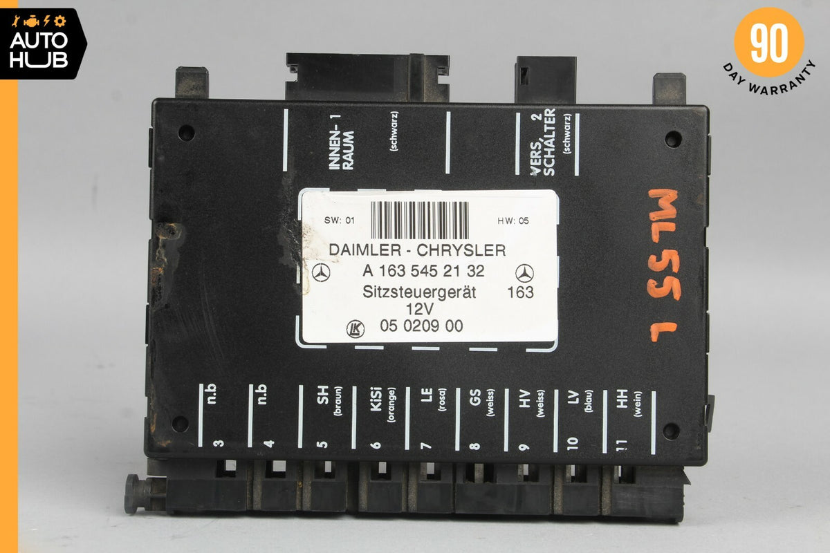 98-05 Mercedes W163 ML55 AMG ML320 Seat Control Module Front Left Or Right OEM - photo 8