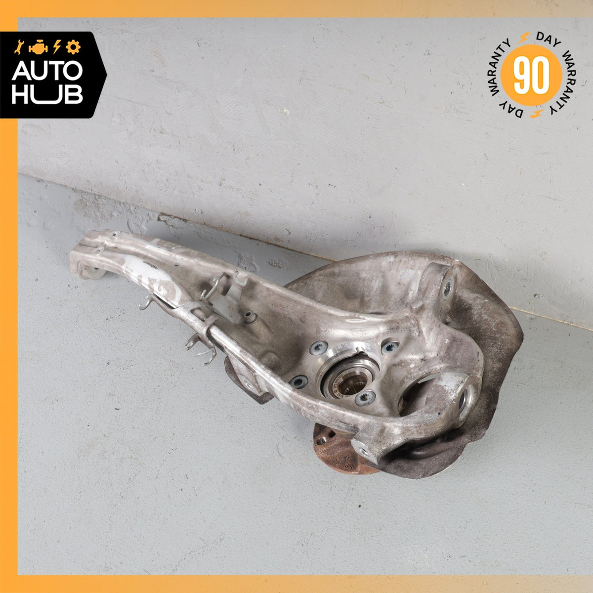 11-18 Porsche Cayenne 958 Front Right Knuckle Spindle 7P0615312B OEM - photo 12
