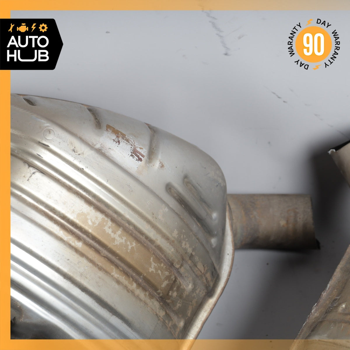 10-16 Porsche Panamera 970 Turbo Sport Exhaust Muffler Right & Left Set OEM 68k - photo 6
