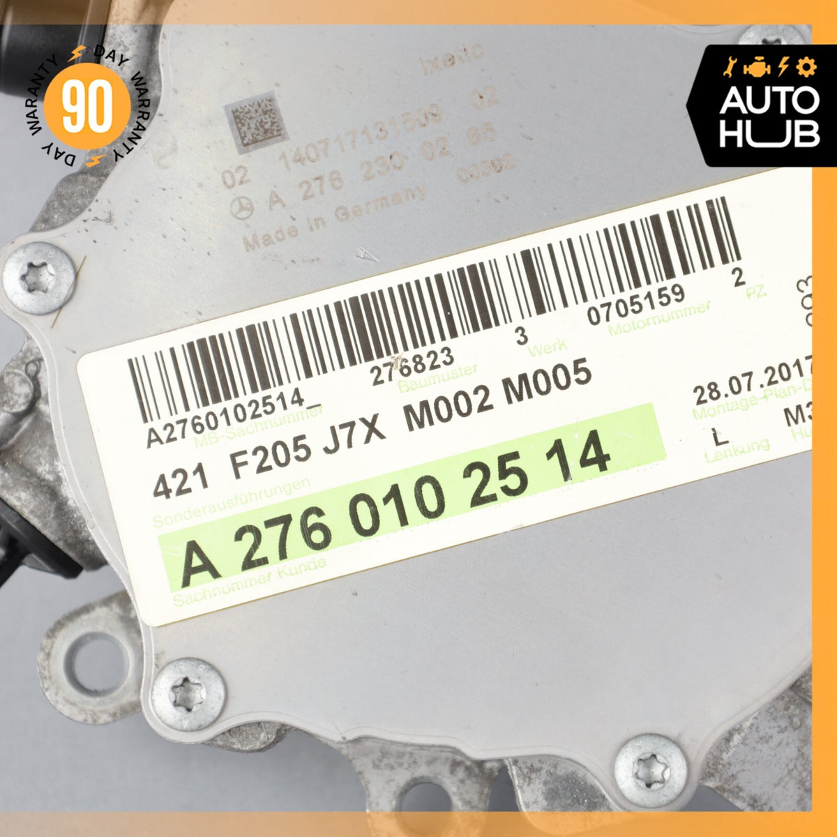 Mercedes W205 C43 AMG Engine Motor Brake Vacuum Pump 2760102514 OEM - photo 8