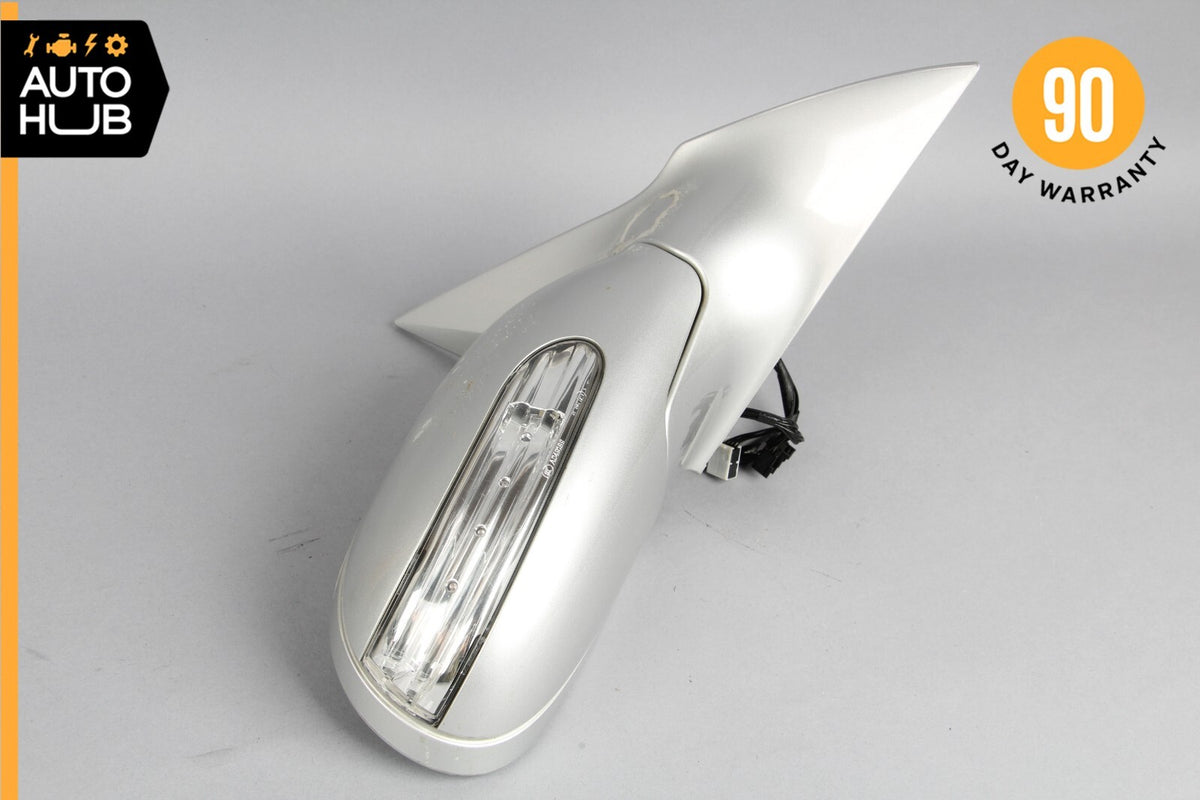 04-08 Mercedes R230 SL500 SL550 Right Side Rear View Door Mirror Silver OEM - photo 10