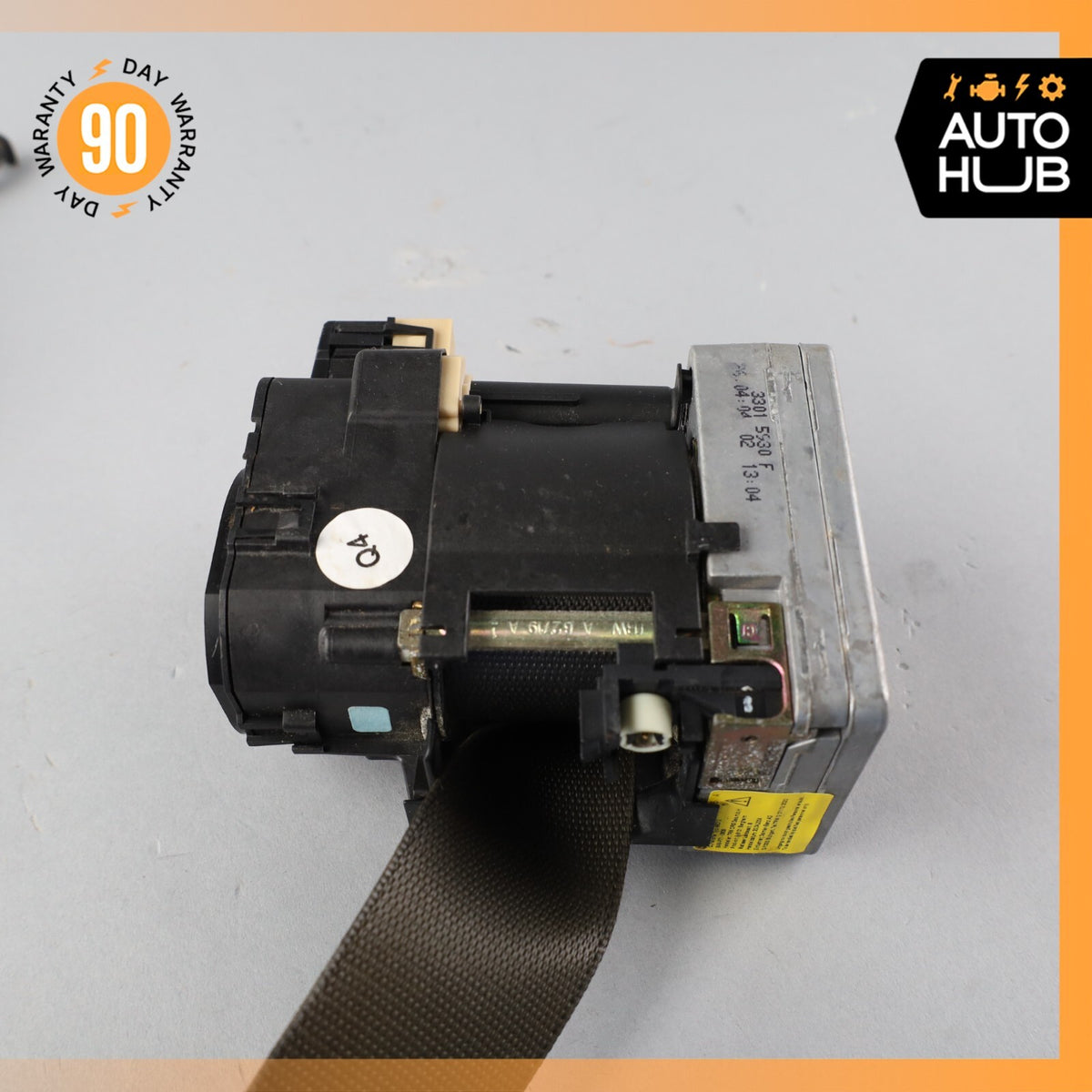 03-06 Mercedes R230 SL500 SL55 Left Driver Side Seat Belt Retractor Charcoal OEM - photo 23