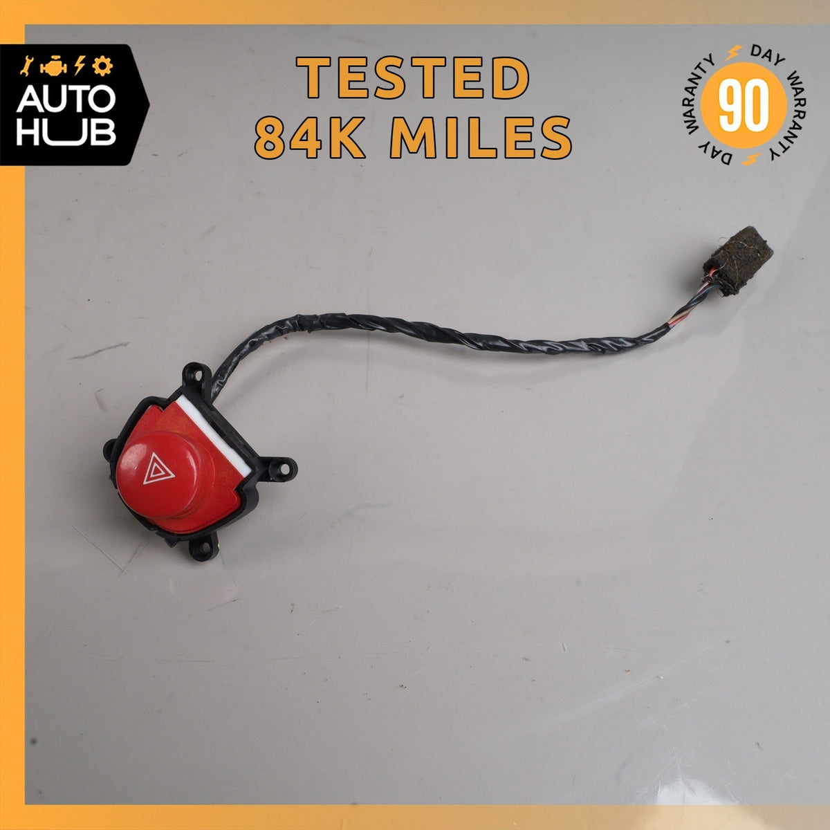 03-13 Maserati Quattroporte M139 Dashboard Emergency Hazard Switch Button OEM - photo 1