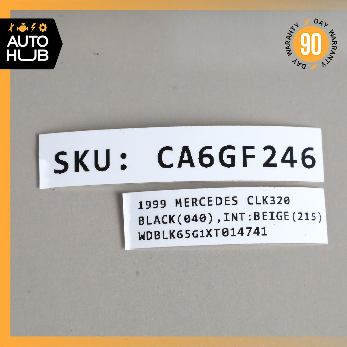 98-03 Mercedes W208 CLK320 CLK430 E320 Headlight Lamp Range Control Module OEM - photo 10
