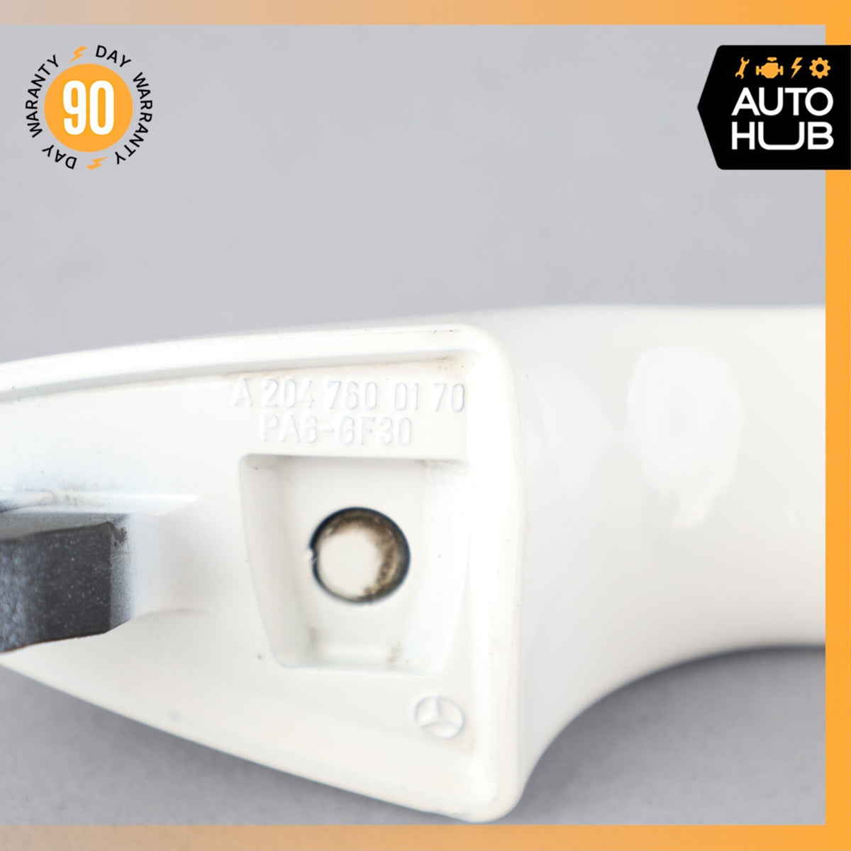 2014 Mercedes X166 GL450 Exterior Door Handle Front Left Side White OEM - photo 8
